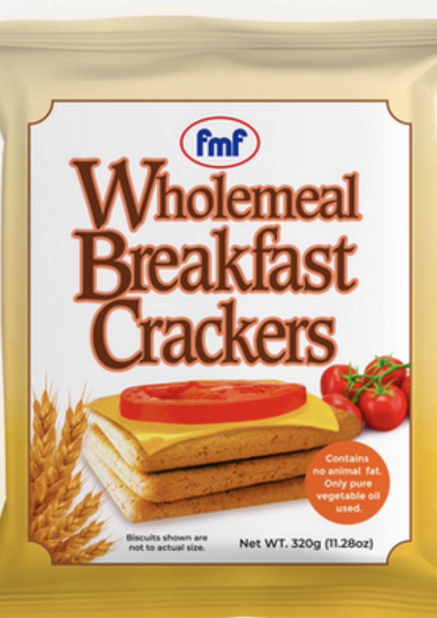 FMF Wholemeal Breakfast Crackers 375g