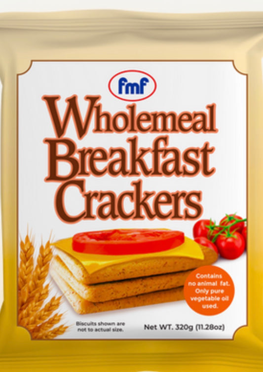 FMF Wholemeal Breakfast Crackers 375g