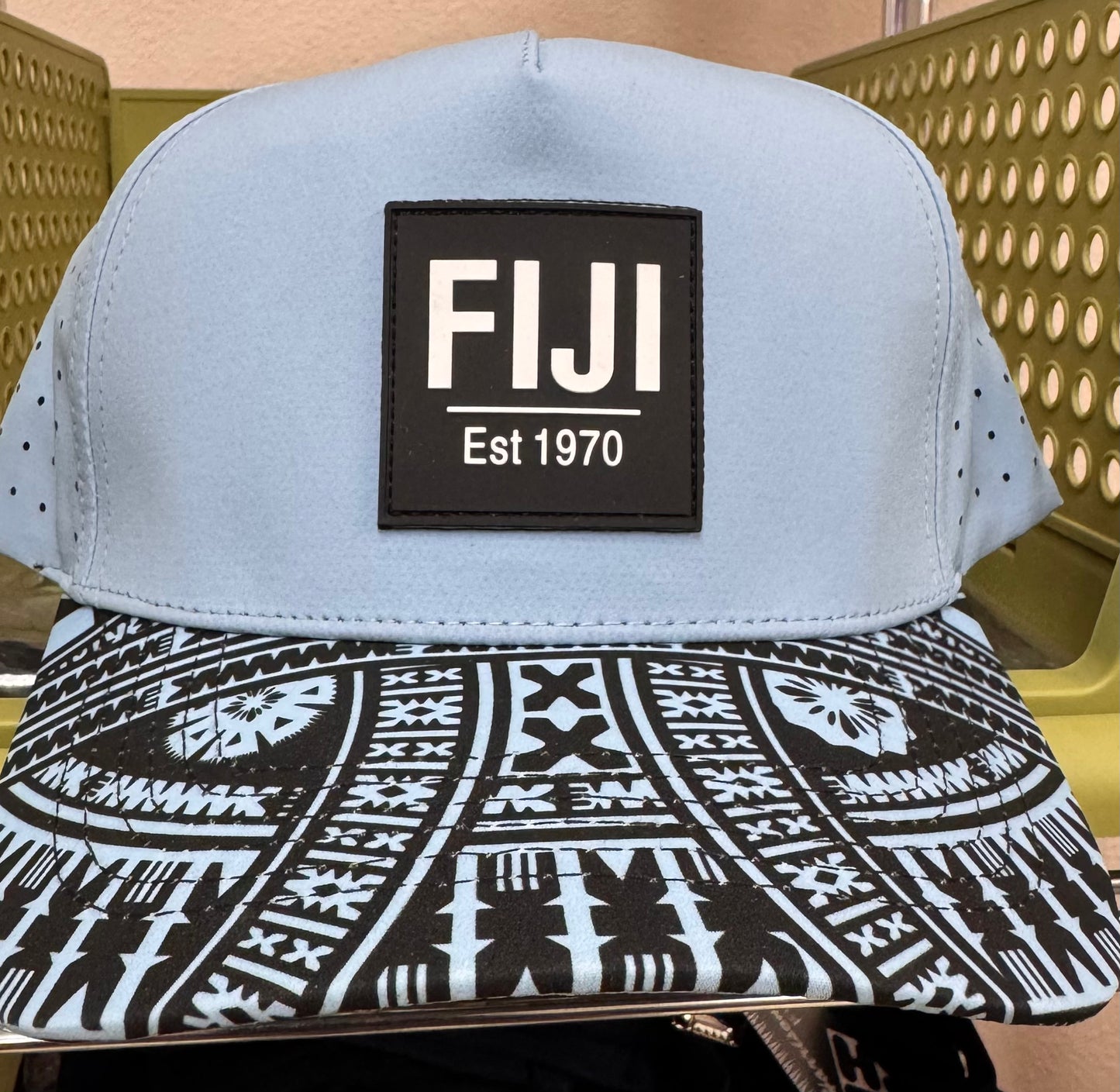 Fiji Tapa Design Caps