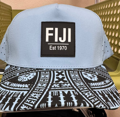 Fiji Tapa Design Caps