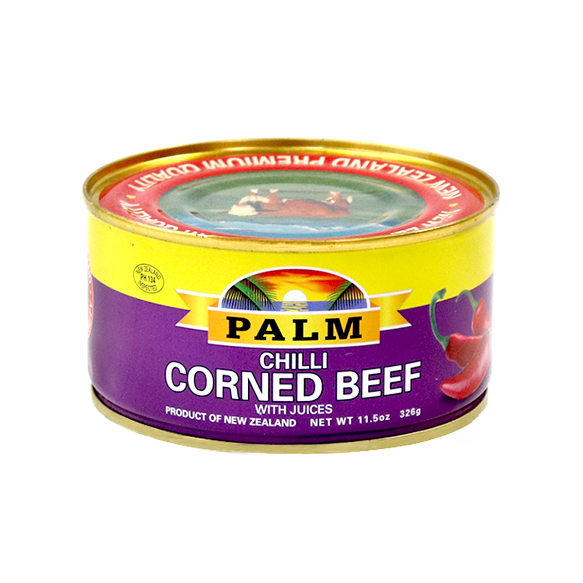 Palm Corned Beef Chilli Flavor 326g