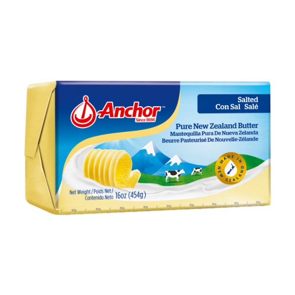 Anchor NZ Salted Butter 454g