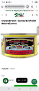 Crown Corned Beef 326g Product of Australia