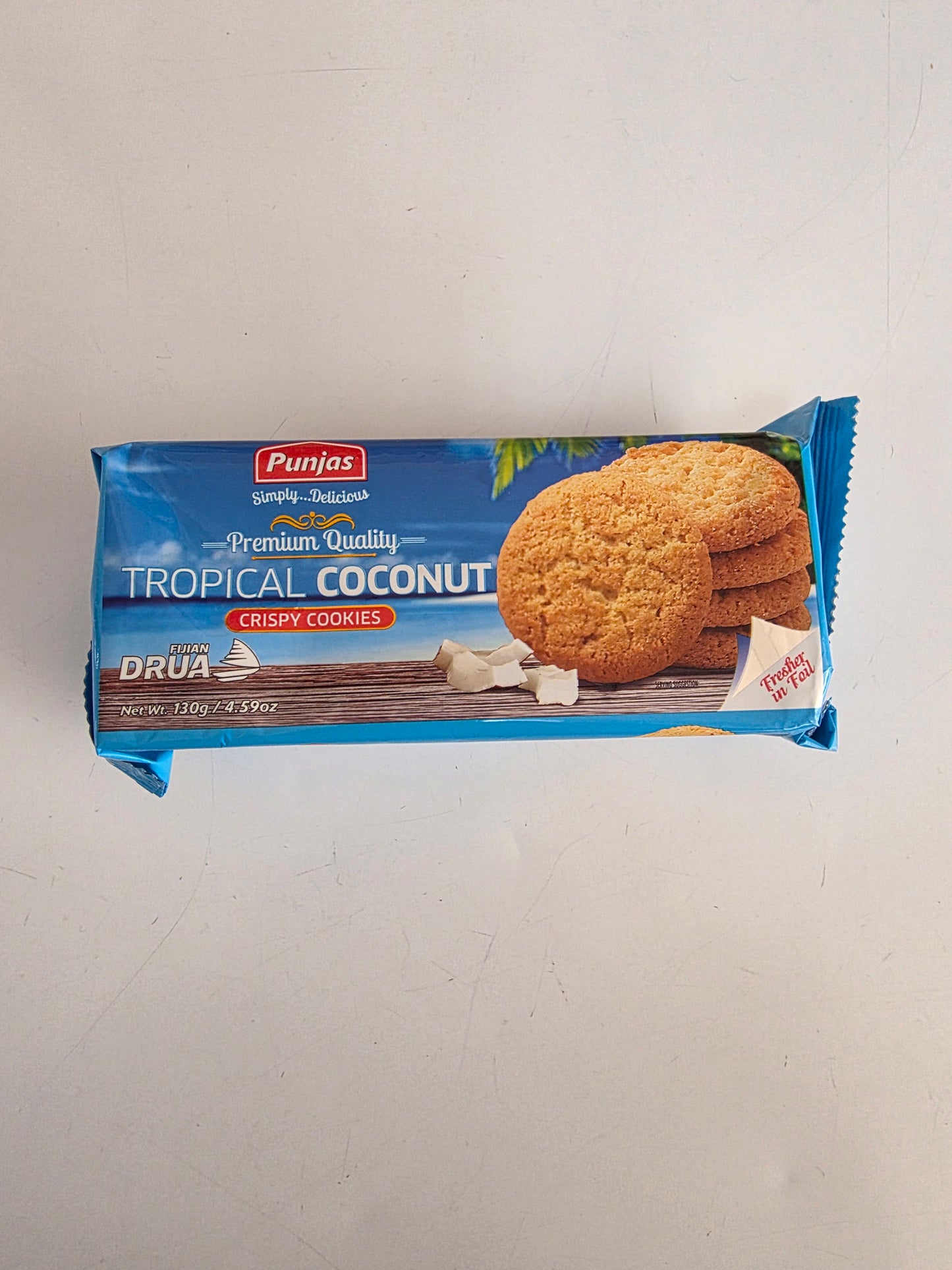 Punjas Tropical Coconut Cookies 130g